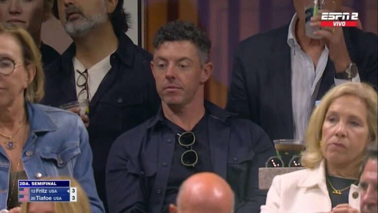 John McEnroe makes brutal Rory McIlroy comment as he watches US Open semi-final between Taylor Fritz and Frances Tiafoe