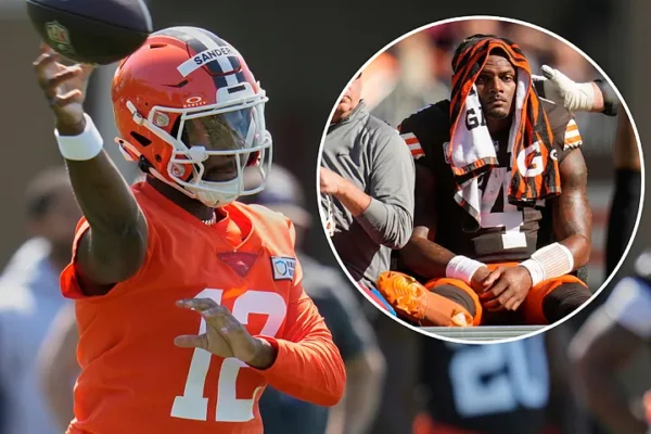 Deshaun Watson felt threatened and has already spoken out against Shedeur Sanders, who has shown flashes of talent with the Cleveland Browns
